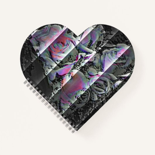 Techno Bouquet  Notebook Notizblock (Vorderseite)