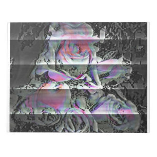 Techno Bouquet Notizblock
