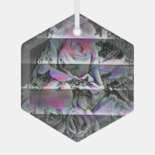 Techno Bouquet Ornament Aus Glas (Vorderseite)