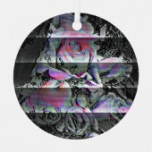 Techno Bouquet Ornament Aus Metall (Vorderseite)