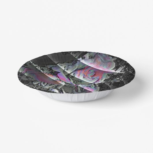 Techno Bouquet Pappteller (Gewinkelt)