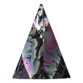 Techno Bouquet Partyhütchen (Rückseite)