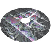 Techno Bouquet Polyester Weihnachtsbaumdecke (Schrägansicht)