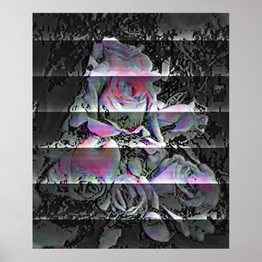 Techno Bouquet Poster (Vorne)