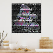 Techno Bouquet Poster (Küche)