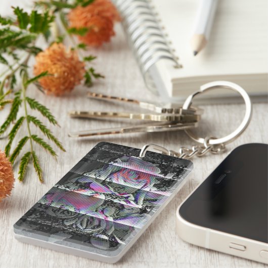 Techno Bouquet Schlüsselanhänger (Vorderseite rechts)