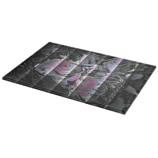 Techno Bouquet Schneidbrett Schneidebrett (Ecke)
