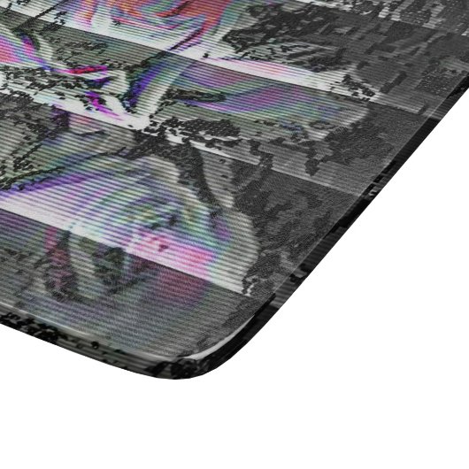 Techno Bouquet Schneidebrett (Ecke)