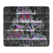 Techno Bouquet Schneidebrett (Vorderseite)