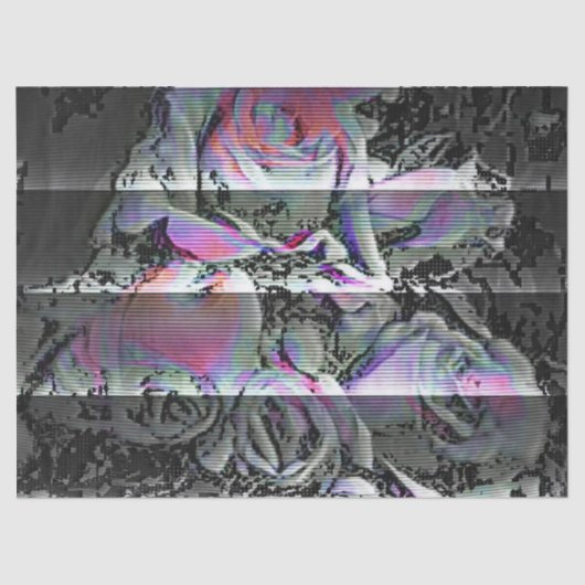 Techno Bouquet  Seidenpapier (Vorderseite)