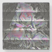 Techno Bouquet Steinuntersetzer (Vorderseite)