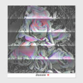 Techno Bouquet Sticker (Blatt)