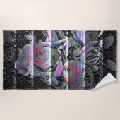 Techno Bouquet Strandtuch (Vorderseite)