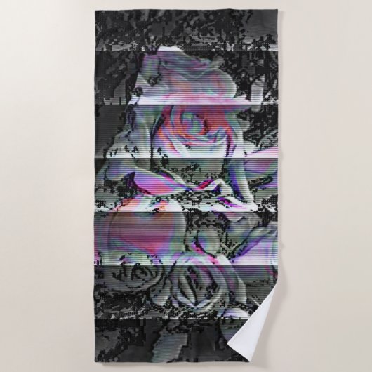 Techno Bouquet Strandtuch (Vorderseite)