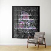 Techno Bouquet Tapestry Wandteppich (Beispiel)