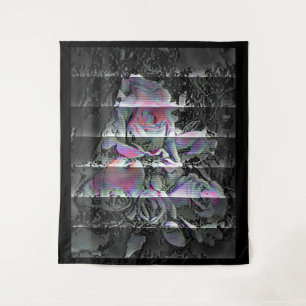 Techno Bouquet Tapestry Wandteppich