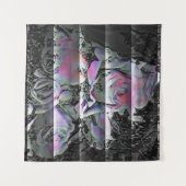 Techno Bouquet Tapestry Wandteppich (Vorderseite (Horizontal))