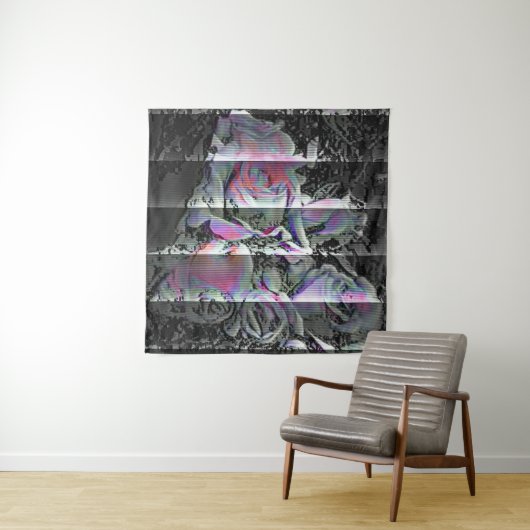 Techno Bouquet Tapestry Wandteppich (Beispiel)