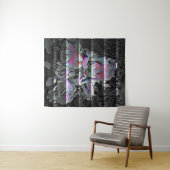 Techno Bouquet Tapestry Wandteppich (Beispiel (Horizontal))