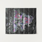 Techno Bouquet Tapestry Wandteppich (Vorderseite (Horizontal))