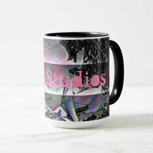 Techno Bouquet Tasse (VorderseiteRechts)