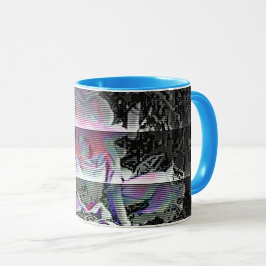 Techno Bouquet Tasse (VorderseiteRechts)