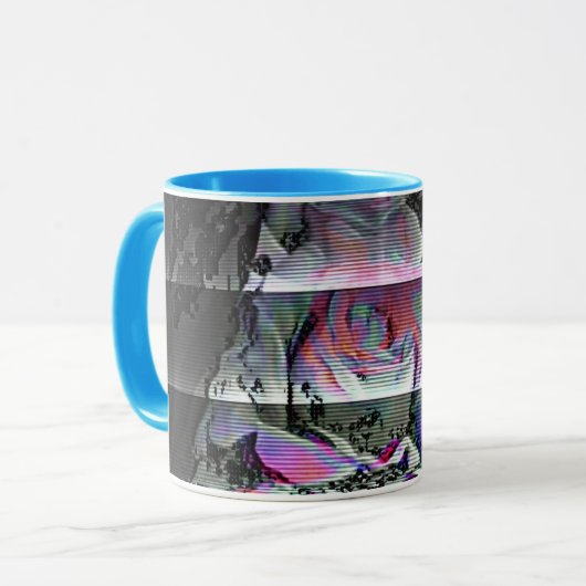 Techno Bouquet Tasse (Vorderseite Links)