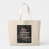 Techno Bouquet Tote Bag Jumbo Stoffbeutel (Rückseite)