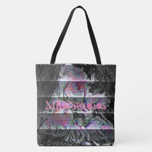 Techno Bouquet Tote Bag Tasche