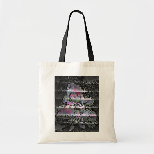 Techno Bouquet Tote Bag Tragetasche (Vorne)