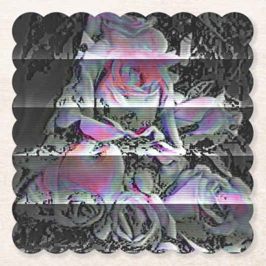 Techno Bouquet Untersetzer (Vorderseite)
