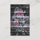 Techno Bouquet Visitenkarte (Rückseite)