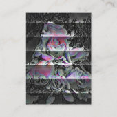 Techno Bouquet Visitenkarte (Rückseite)