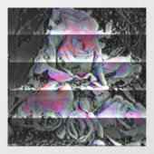 Techno Bouquet Window Clying Fensteraufkleber (Blatt)