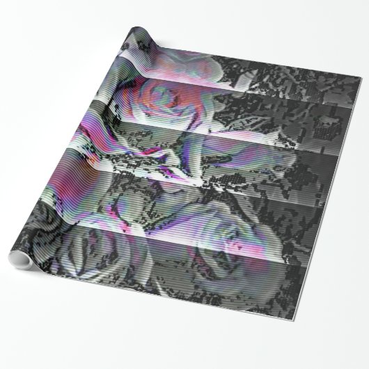 Techno Bouquet Wrapping Paper Geschenkpapier (Ungerollt)