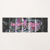 Techno Bouquet Yoga Mat Yogamatte (Rückseite (Horizontal))