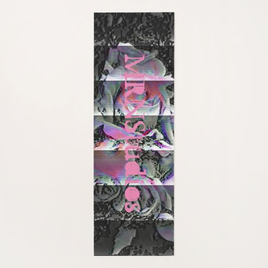 Techno Bouquet Yoga Mat Yogamatte (Rückseite)