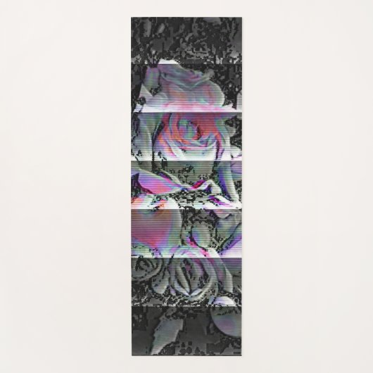 Techno Bouquet Yogamatte (Vorderseite)