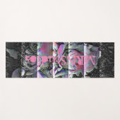 Techno Bouquet Yogamatte (Vorderseite (Horizontal))
