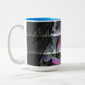 Techno Bouquet Zweifarbige Tasse (Links)
