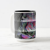 Techno Bouquet Zweifarbige Tasse (Vorderseite Links)