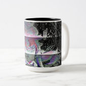 Techno Bouquet Zweifarbige Tasse (VorderseiteRechts)