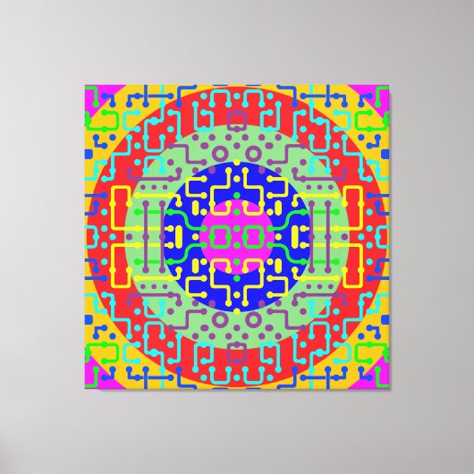 Techno Circus 2 Leinwanddruck (Vorderseite)