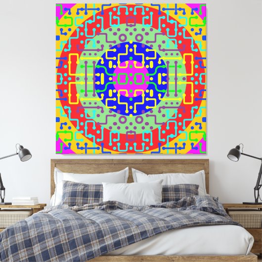 Techno Circus 2 Leinwanddruck (Insitu (Schlafzimmer))