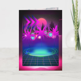 Techno City Feiertagskarte