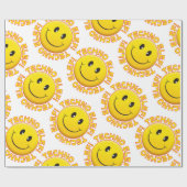 Techno elef geschenkpapier (Flach)