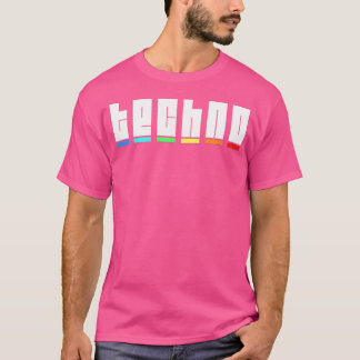 Techno-Elektro-Musik Tekkno-Rave-House-Trance-Part T-Shirt