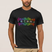 Techno Equalizer EDM Music Festival Tshirt (Vorderseite)