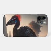 "Techno-Feathers: The Futuristic Emu Robot" Case-Mate iPhone Hülle (Rückseite (Horizontal))