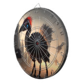 "Techno-Feathers: The Futuristic Emu Robot" Dartscheibe (Vorderseite rechts)